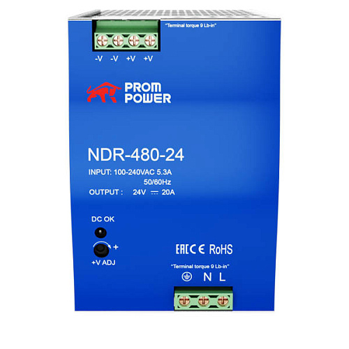Блок питания NDR NDR-480-24 Блок питания NDR NDR-480-24