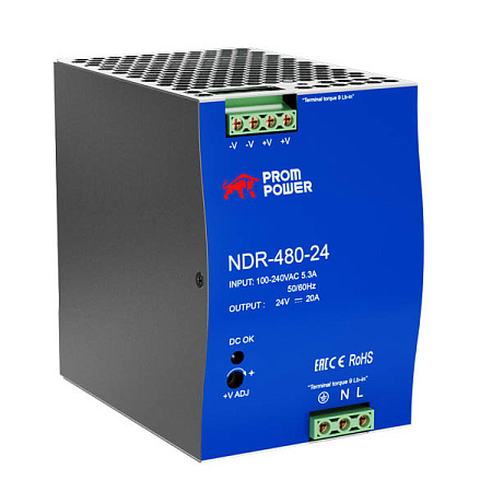 Блок питания NDR NDR-480-24 Блок питания NDR NDR-480-24