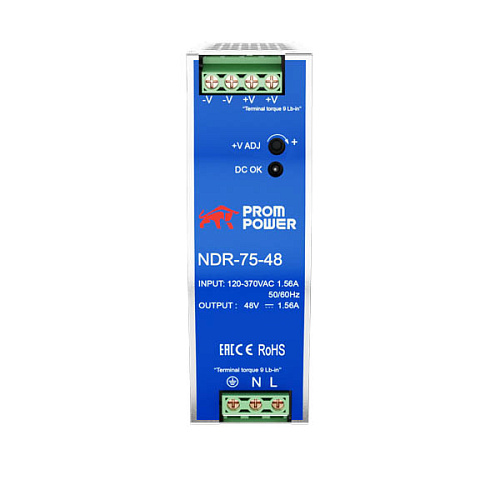 Блок питания NDR NDR-75-48 Блок питания NDR NDR-75-48