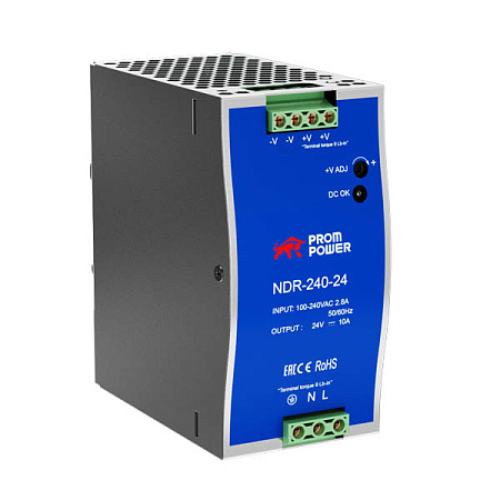 Блок питания NDR NDR-240-24 Блок питания NDR NDR-240-24