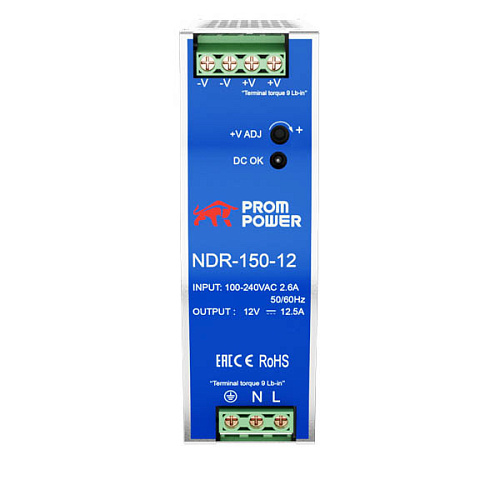 Блок питания NDR NDR-150-12 Блок питания NDR NDR-150-12
