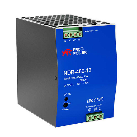 Блок питания NDR NDR-480-12 Блок питания NDR NDR-480-12